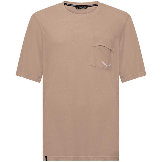 SALEWA Agner Hemp/Dst T-Shirt M メンズTシャツ
