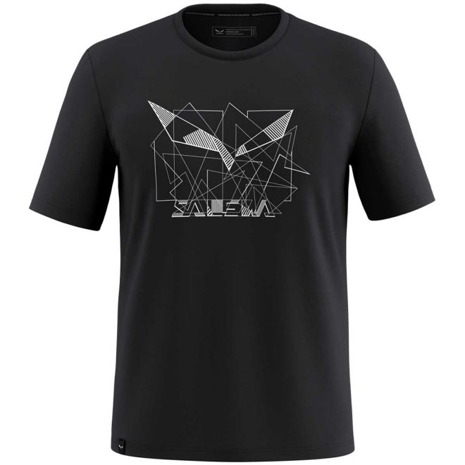 SALEWA Eagle Geometric T-Shirt M メンズTシャツ