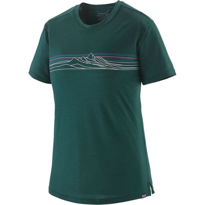 Patagonia W's Cap Cool Merino Blend Graphic Shirt レディース Tシャツ