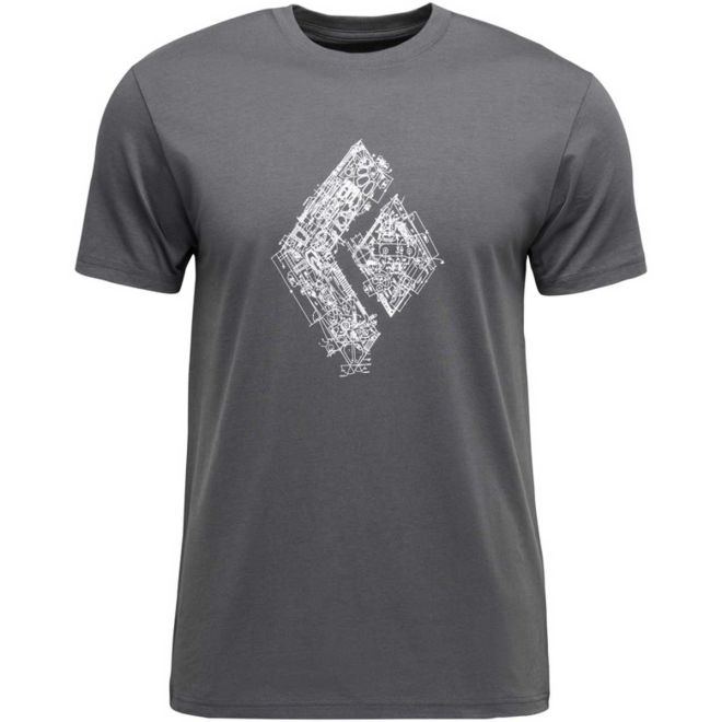 Black Diamond Engineered Diamond メンズ Tシャツ