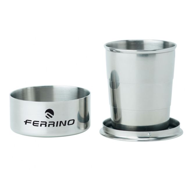 Ferrino ステンレス製折りたたみカップ