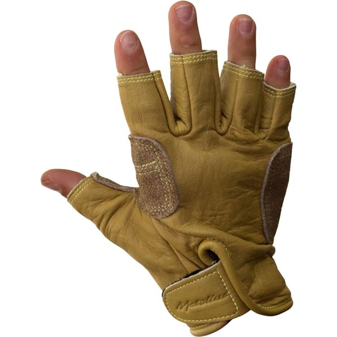 Metolius Climbing Glove 3/4 Finger natural クライミンググローブ、サポートと via ferrata 用