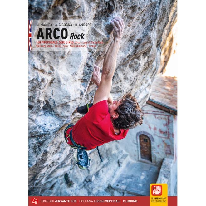 Versante Sud Arco Rock 英語のクライミングガイド