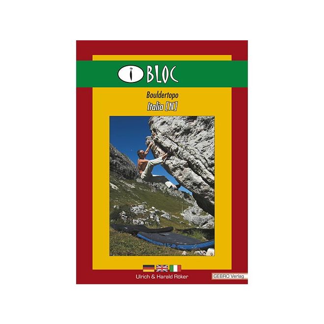 Gebro Verlag iBloc spot boulder 北イタリア クライミングガイド