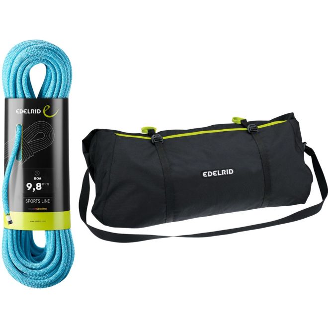 Edelrid Boa 9.8 mm + Liner Rope Bag クライミングロープ
