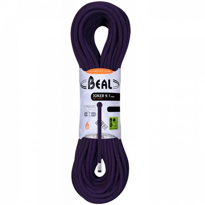 Beal Joker 9.1 mm Unicore Dry Cover クライミングロープ