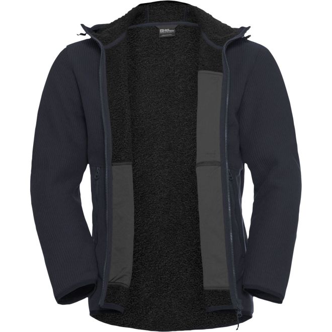 Jack Wolfskin Lake Ridge Hooded Jkt M men's fleece jacket