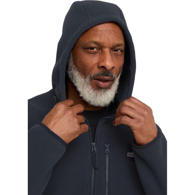 Jack Wolfskin Lake Ridge Hooded Jkt M men's fleece jacket
