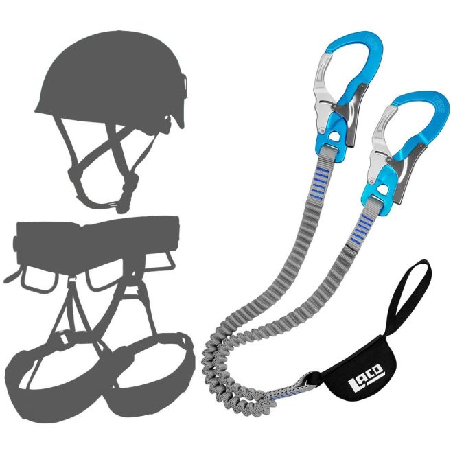 Oliunìd Deal Kit LACD Set Ultimate Ferrata 3.0 - セットフェラータ + ヘルメットとハーネスキット via ferrata