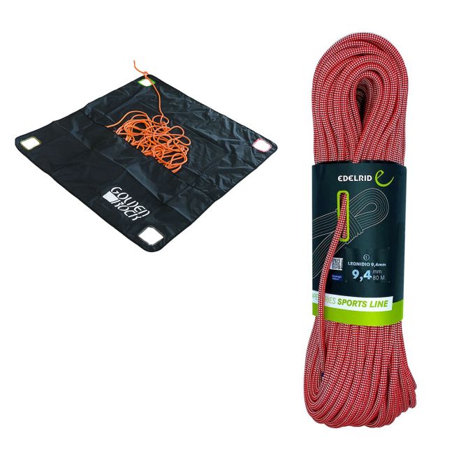Oliunìd Kit Leonidio 9.4 mm + ゴールデンロックロープタープ