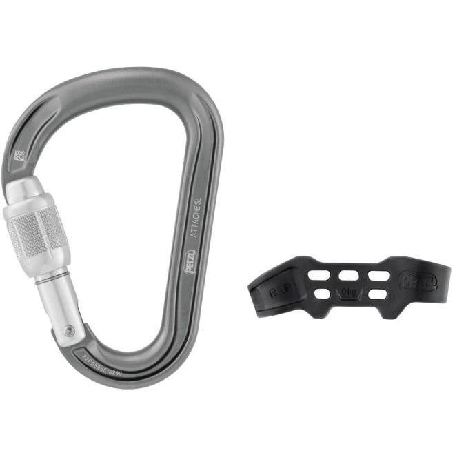 Petzl Attache Bar クライミング用スクリューゲートカラビナ