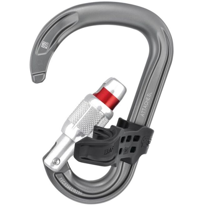Petzl Attache Bar クライミング用スクリューゲートカラビナ