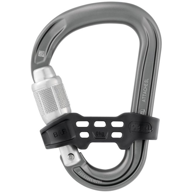 Petzl Attache Bar クライミング用スクリューゲートカラビナ