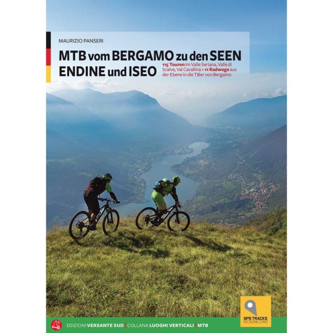 Versante Sud MTB BergamoからEndine湖とIseo湖へのガイドマウンテンバイク