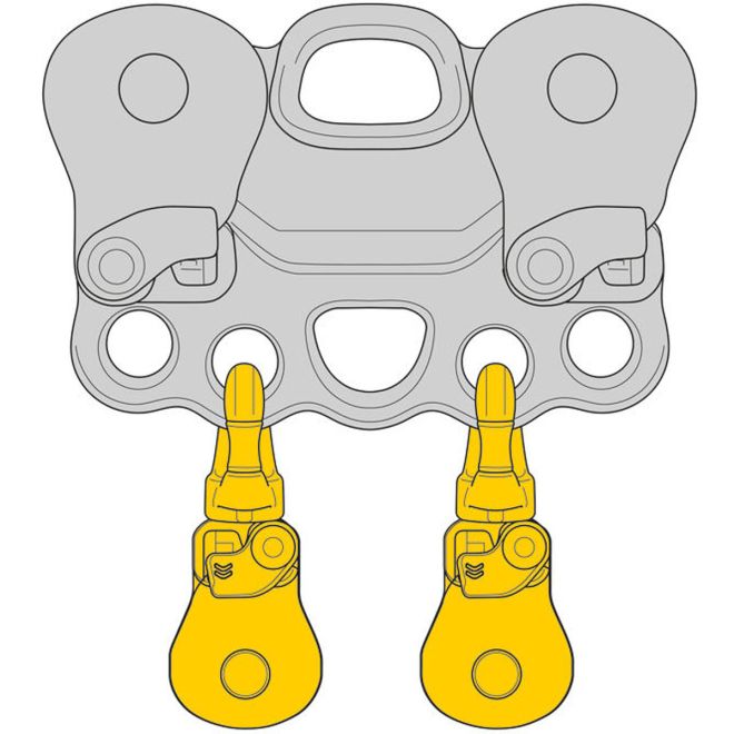 Petzl Spin S1 Open 高所作業用シンプルプーリー