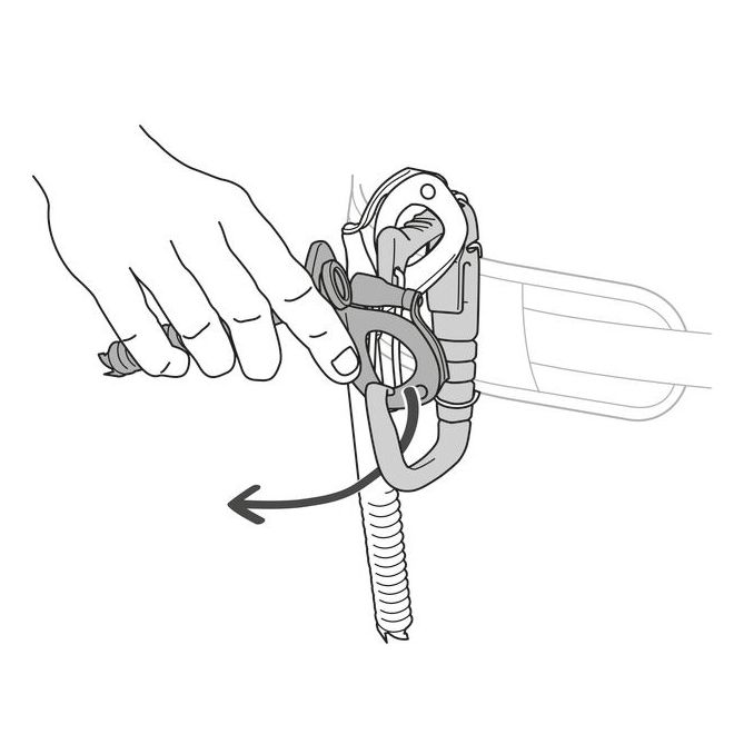 Petzl Caritool Evo マテリアルホルダー用カラビナ