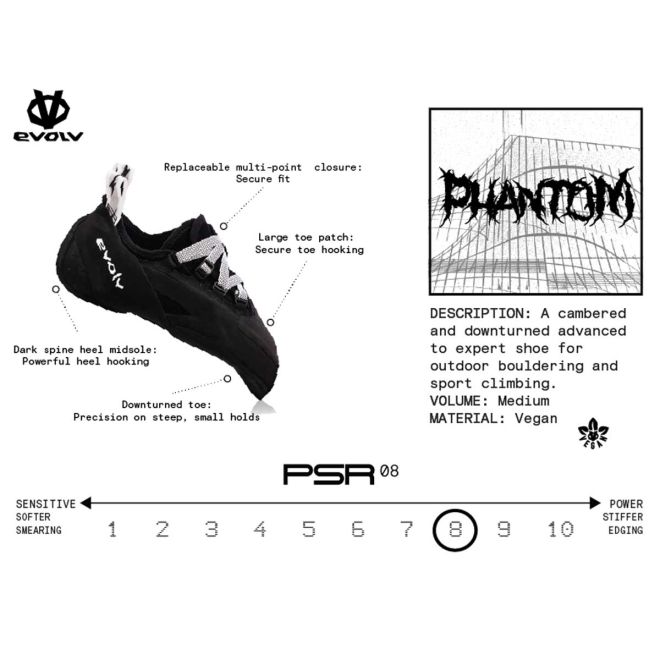 Evolv Phantom クライミングシューズ
