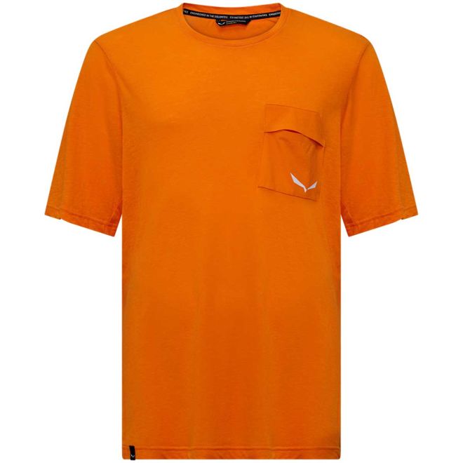 SALEWA Agner Hemp/Dst T-Shirt M メンズTシャツ