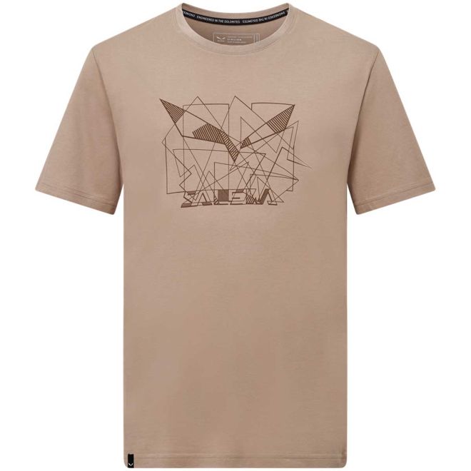 SALEWA Eagle Geometric T-Shirt M メンズTシャツ