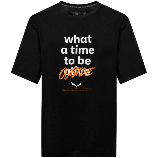 SALEWA Eagle Outside Loose T-Shirt M 男性用Tシャツ