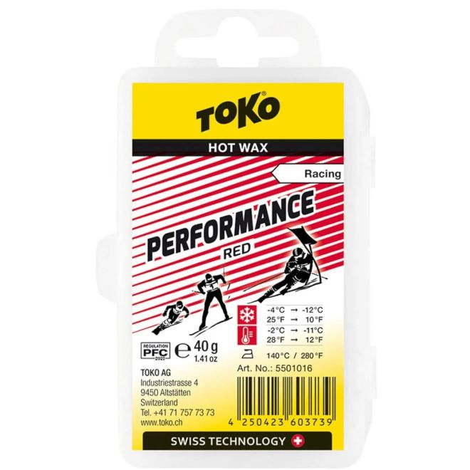 Toko T Performance red 40g スタイル スキー用ワックス