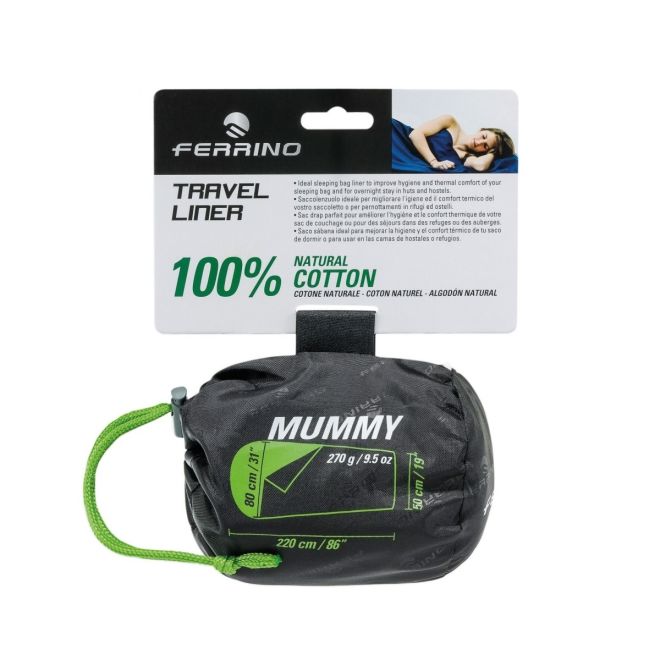 Ferrino Travel Mummy ミイラ型シーツ