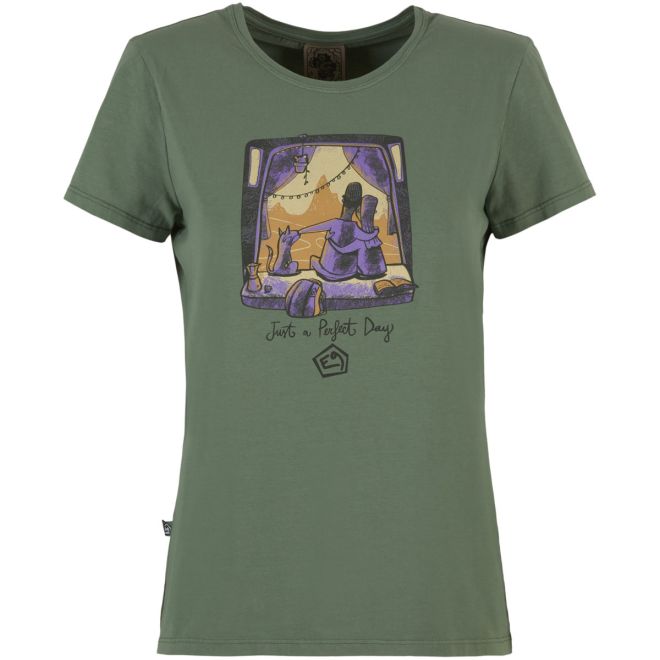 E9 Enove Sunset レディース Tシャツ