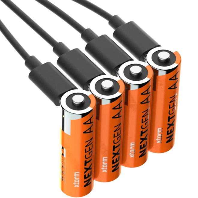 Xtorm Rechargeable AA Batteries USB-C 充電式バッテリー 4個パック