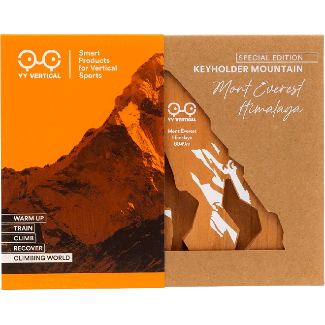 YY Vertical Key Holder - Everest Edition クライミング用ダイス付きキーホルダー