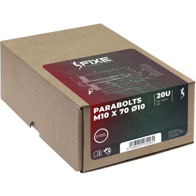 Fixe Box of M10 × 70 mm ボルト 拡張釘 20パック