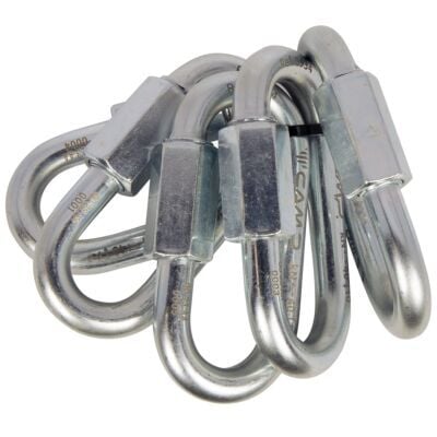 CAMP Set 5 Oval Quick Link Steel 直径8mm 5個パック クイックリンク