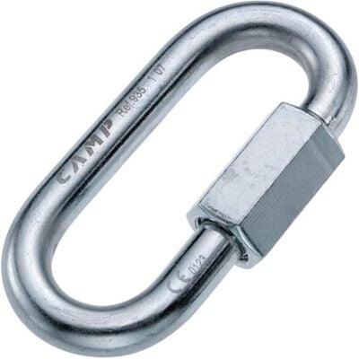 CAMP Oval Quick Link スチール 直径10 mm クイックリンク