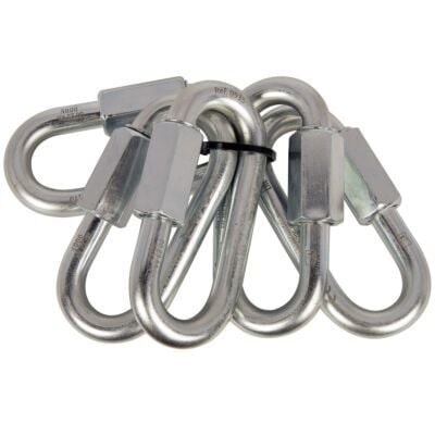CAMP Set 5 Oval Quick Link Steel 直径10 mm 5個パック クイックリンク
