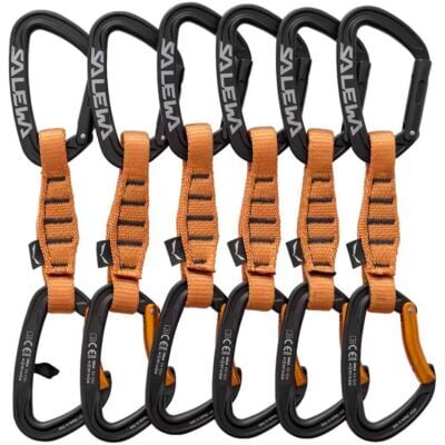 SALEWA Ortles Straight/Bent 110 QD 6-Pack クライミング用カラビナ