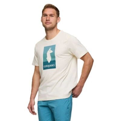 Cotopaxi Llama Block メンズ Tシャツ