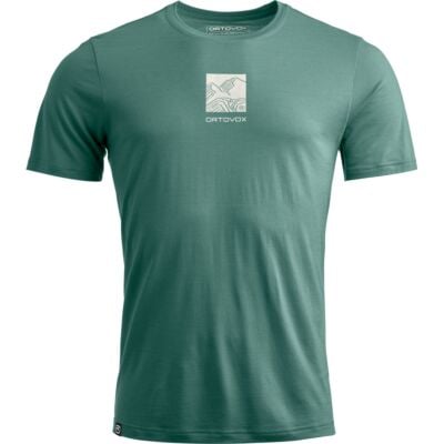 Ortovox 120 Cool Tec Abstract Ts M メンズ Tシャツ