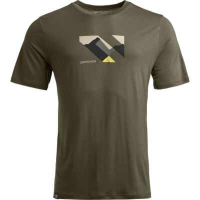 Ortovox 140 Cool Landscape Ts M メンズ Tシャツ