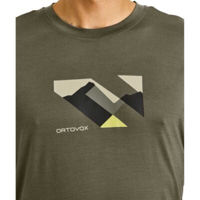 Ortovox 140 Cool Landscape Ts M メンズ Tシャツ