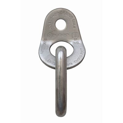 Raumer Placchetta inox Wing 10 + anello parallelo 10 inox