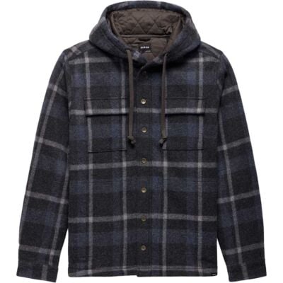 Prana Asgard Hooded Flannel Shirt メンズ長袖シャツ
