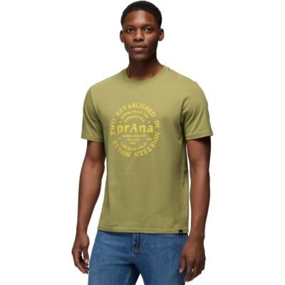 Prana Project prAna Short Slevee Tee maglietta maniche corte uomo
