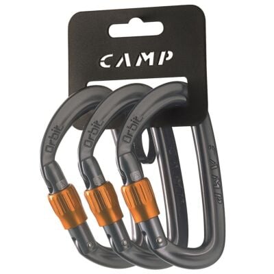 CAMP Orbit Lock 3 Pack クライミング用スクリューゲートカラビナ