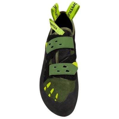 La Sportiva Tarantula オリーブ ／ ネオン クライミングシューズ