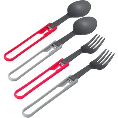 MSR Folding Utensils 4 Piece スプーン＆フォークキット キャンプ用カトラリー