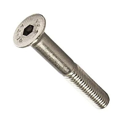 Vite bullone 10 x 70 mm testa svasa per prese arrampicata