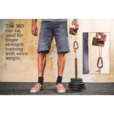 Captain Fingerfood Hangboard 360° ポータブルクライミングトレーニングボード
