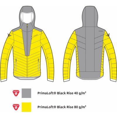 CAMP Vertex Jacket メンズダウンジャケット