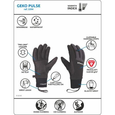 CAMP Geko Pulse アルパイングローブ