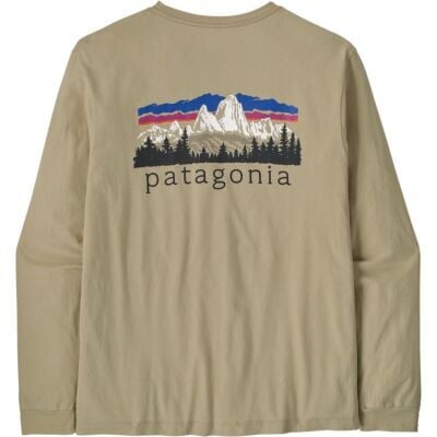 Patagonia M's L/S Fitz Roy Foothills T-Shirt 男性用長袖シャツ