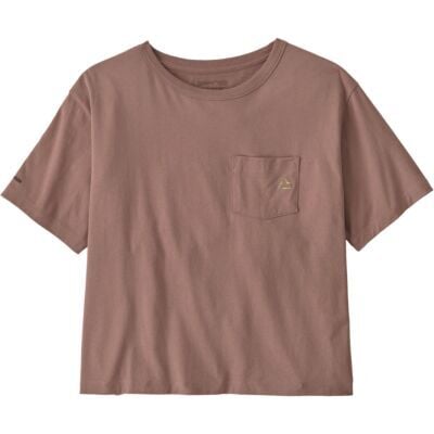 Patagonia W's Fitz Roy Massif Easy Cut Pocket Tee レディース Tシャツ